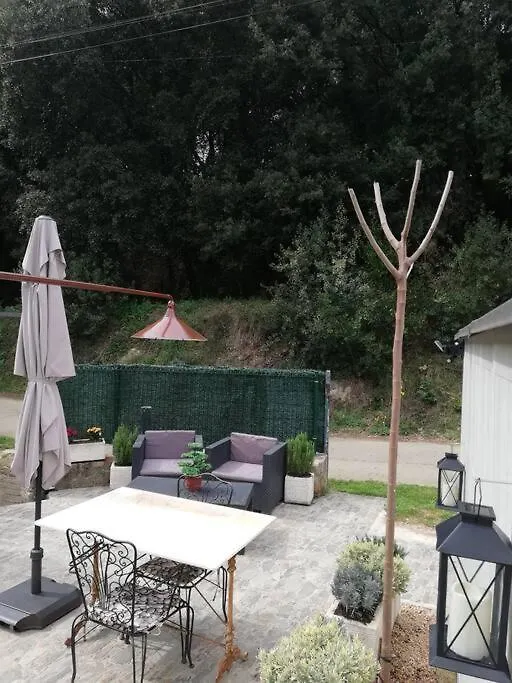Casa Con Encanto En El Bosque Y A 10 Min De Girona Celrá Spanyolország